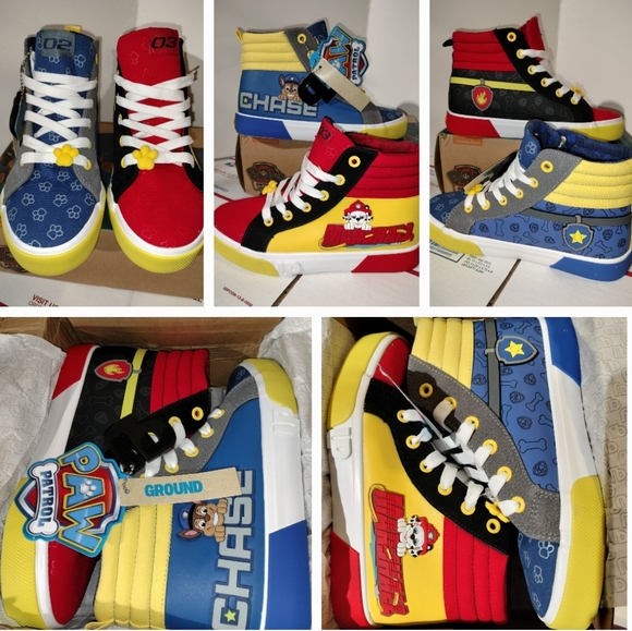 Ground up Paw Patrol Chase Marshall High Tops (PS) Unisex, Size 3. Original new - Picture 13 of 14